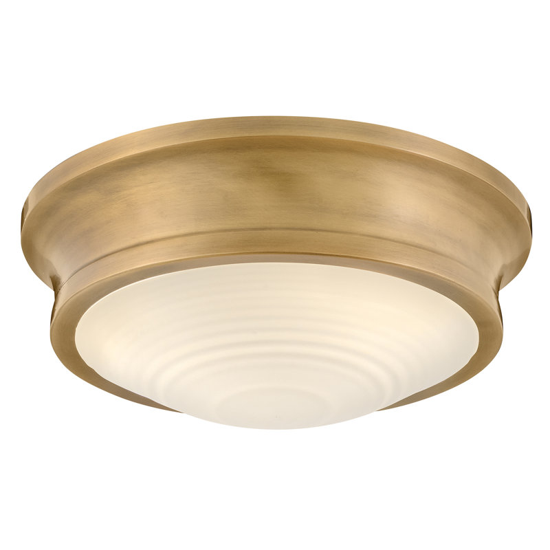 Hinkley Ellis Medium Flush Mount, Heritage Brass
