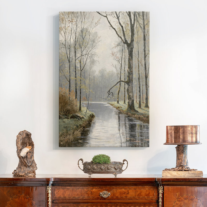 Paysage rétro, ligne de commande, H 28 po x l 19 po