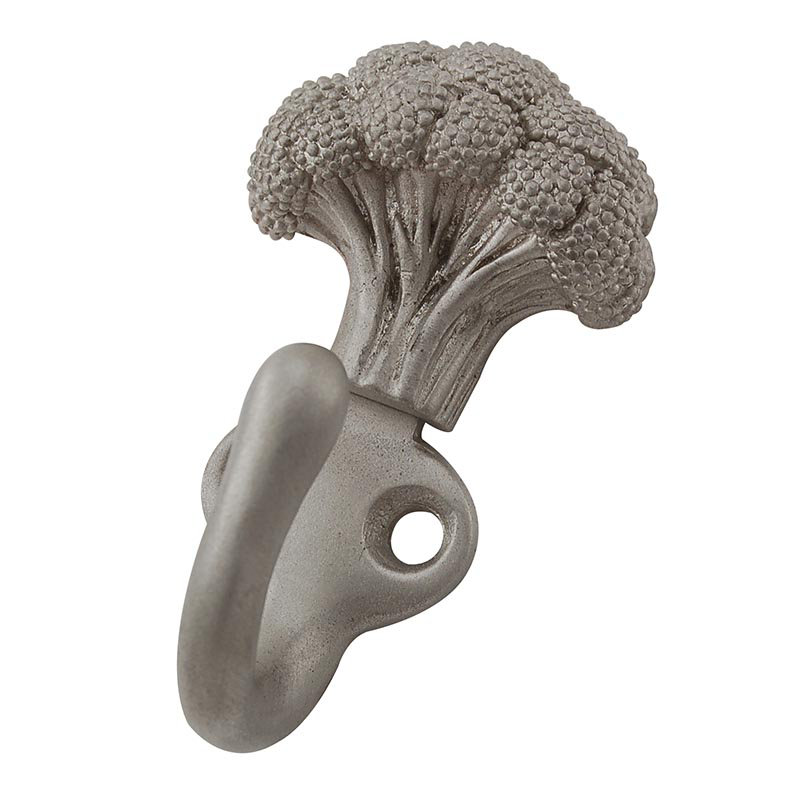 Fiori Wall Hook, Satin Nickel