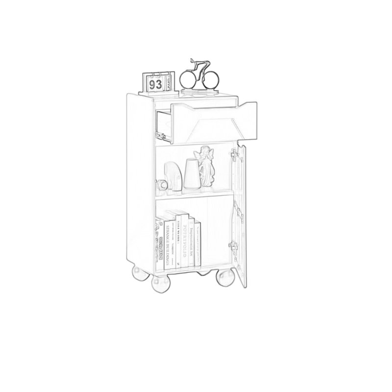 Armoire de rangement élégante avec tiroir spacieux