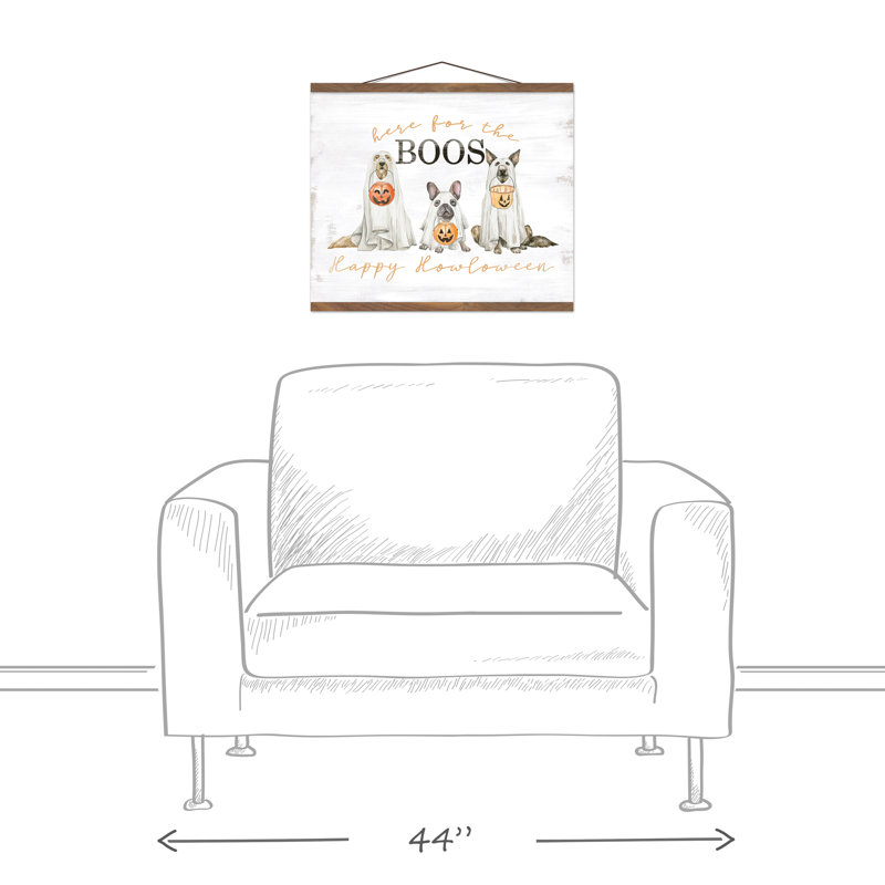 «Happy Howloween Ghost Pups», reproduction sur toile