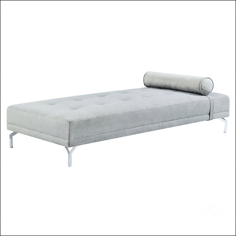 Canapé-lit en velours avec coussin