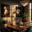 3 pièces léopard, art mural, impressions de léopard, œuvre d'art, boule disco moderne, griffes, décoration murale, salon, chambre à coucher, filles, bureau, décoration de la maison, 16 x 24 po