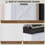 Classeur de style moderne avec 3 tiroirs, armoire de rangement pour bureau A4, pour la maison et le bureau