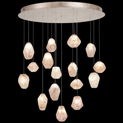 Luminaire suspendu rond 32 po Natural Inspirations