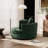 Upholstered Slipcovered Oversized Swivel Barrel Accent Chair-1315123167