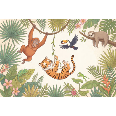 Papier peint jungle tropicale