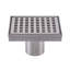 Shower Complements Grid Shower Drain - Floor Mount - 4" Stainless Steel/Brushed Stainless Steel-664979379