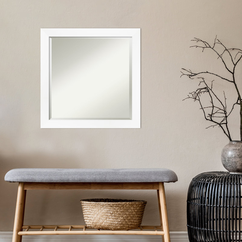 Flat Wall Mirror, 23.25" x 23.25"