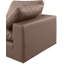 Canapé modulaire réversible en similicuir de 160 po de largeur-87141453