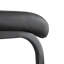 Ensemble de 2 chaises noires en polyuréthane