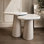Jade 2-Piece Nesting End Table Set – Off-White Oak & Calacatta Marble