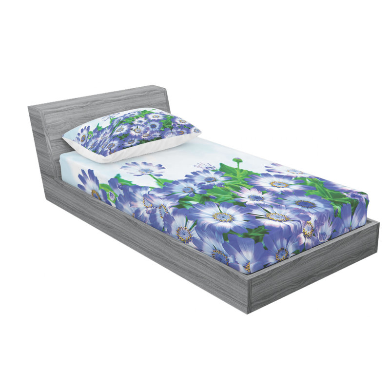 Microfiber Sheet Set, Twin Sheet Set + Fitted Sheet + 1 Pillowcase