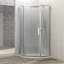 Shower Door 34-1/8" X 72" Semi-Frameless Neo-Angle Hinged Shower Enclosure, 5/16 In. (8Mm)