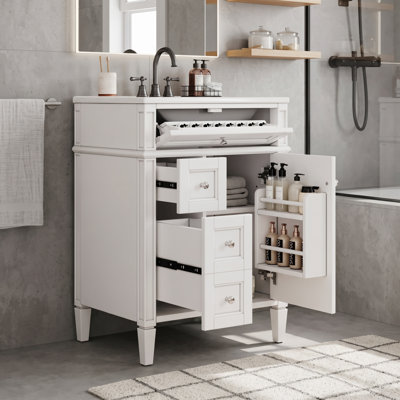 Meuble-lavabo 24 po avec lavabo supérieur