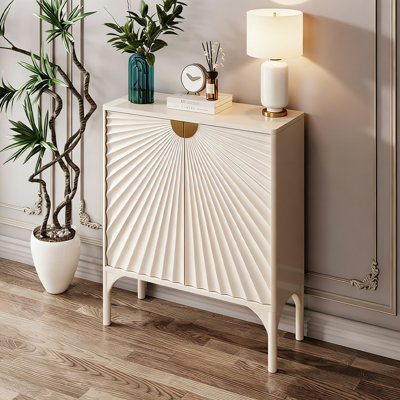 Modern Creative Art Carving Accent Cabinet