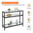 Solitro 39.5'' Glass Top Console Table-2135023889