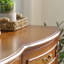 Armoire d'appoint en bois manufacturé brun foncé