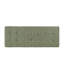 Repose-pieds rectangulaire en velours avec repose-pieds