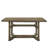 Weathered Oak Finish Dining Table