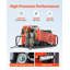 Compresseur d'air PCP, compresseur d'air de bouteille de plongée 4500PSI / 30Mpa, pompe à quatre cylindres à arrêt automatique à quatre cylindres PCP avec système de refroidissement par ventilateur à quatre cylindres de 60 L / min avec système de refroidissement par ventilateur