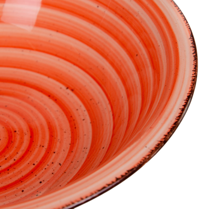 Alfonsa 670ml Soup Plate, Orange