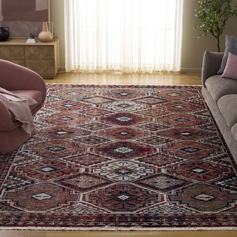 Kiester 300 Performance Geometric Rug, Rectangle 8' x 10'