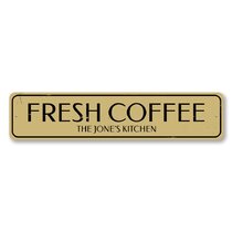 Kitchen Coffee Station Sign Personalized Kitchen Sign Kitchen Wall