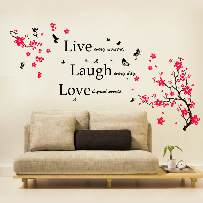 Cothran Text & Numbers Non-Wall Damaging Wall Decal