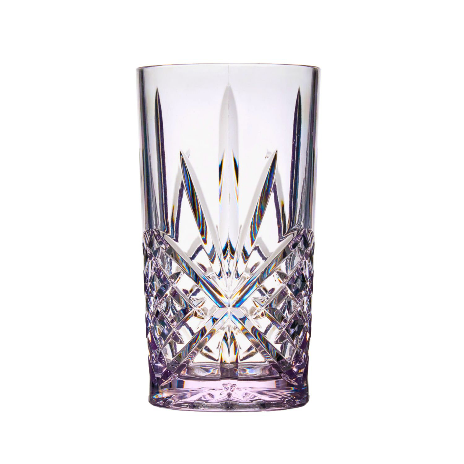 Godinger Dublin Highball Glasses Set Of 4 - Platinum Finish Barware