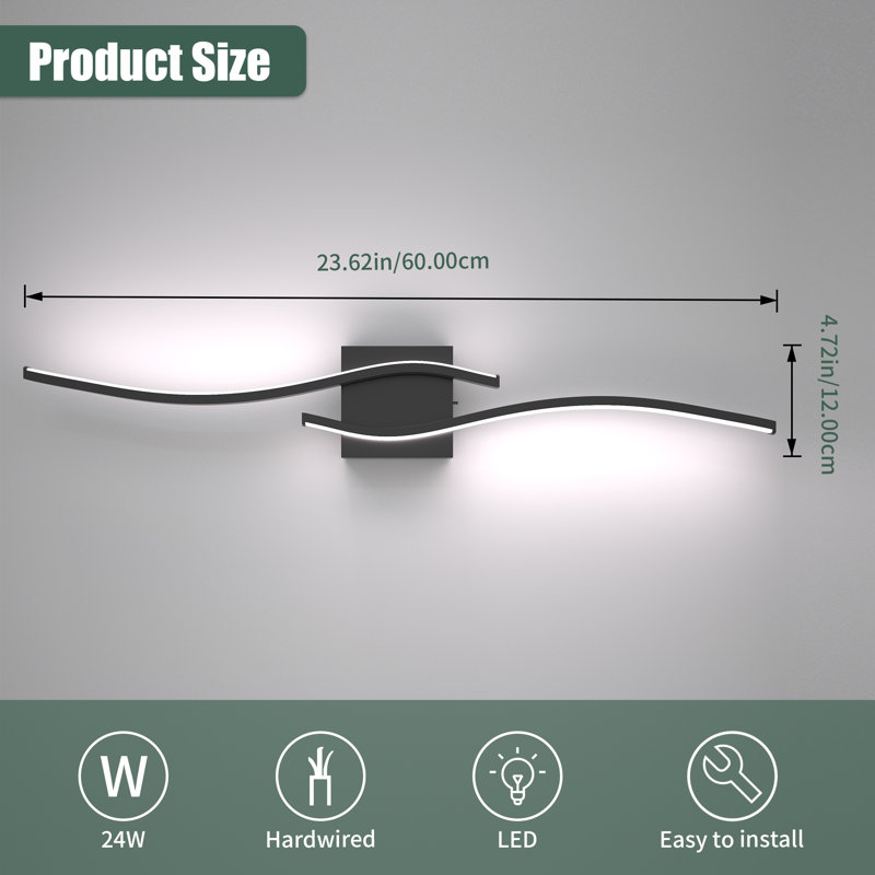 23" Led Bathroom Vanity Light