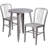 Alston Metal Indoor/Outdoor 3 Piece Dining Set-24678569