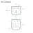 Loire 22" Cast Iron Rectangle Wall-Mounted Sink In Glossy Sage-116786464