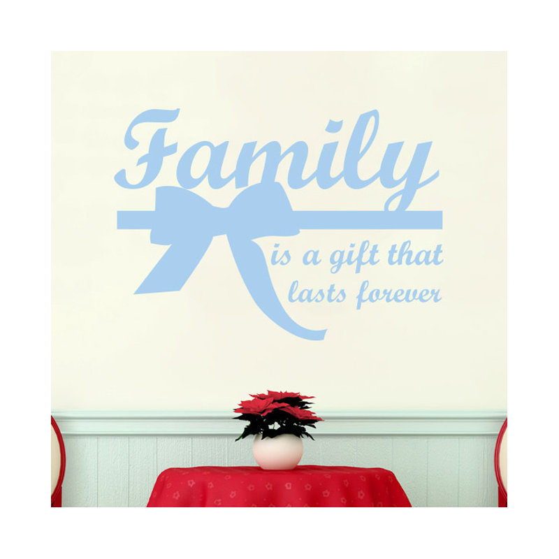Wall Decal, Large, Light Blue
