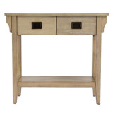 Larina Burl 2- Drawer Console Table
