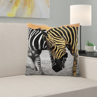 Coussin de jeté safari