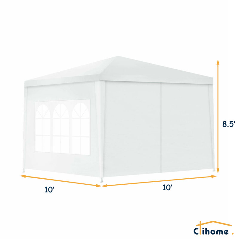 Tente de réception en métal de l 10 pi x P 10 pi