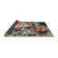 Tapis bleu/rose/jaune contemporain-569875723