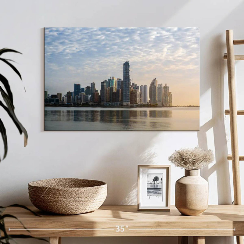 Nicci, Panama City, paysage urbain moderne, H 16 po x l 24 po