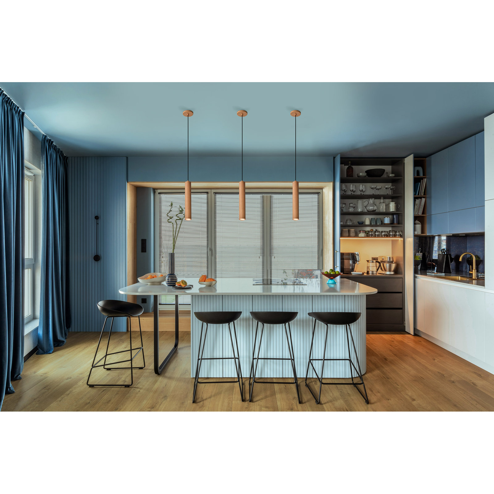Higgins Dimmable LED Single Light Pendant