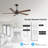 Sheran 72'' Ceiling Fan with LED Lights-1536509505