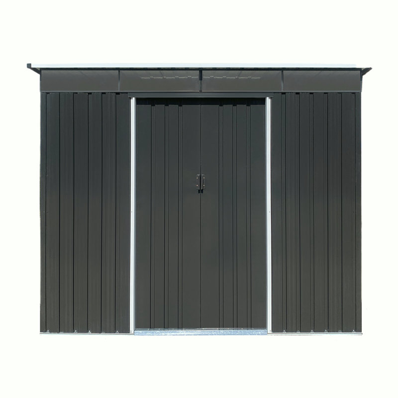 8 ft. W x 6 ft. D Outdoor Metal Garden Sheds, Storage Sheds