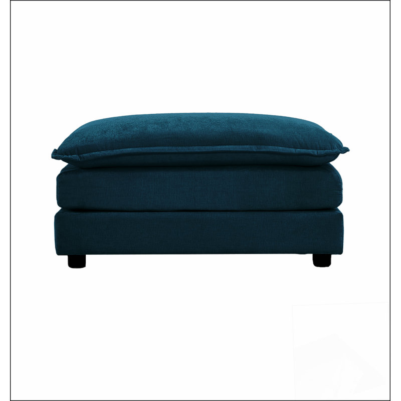 Chenille Fabric Ottomans Footrest to Combine with 2 Seater Sofa, 3 Seater Sofa and 4 Seater Sofa,  Chenille
