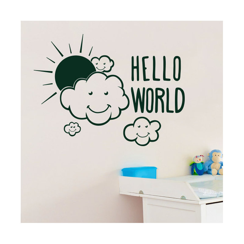 Wall Decal, Dark Green, Large