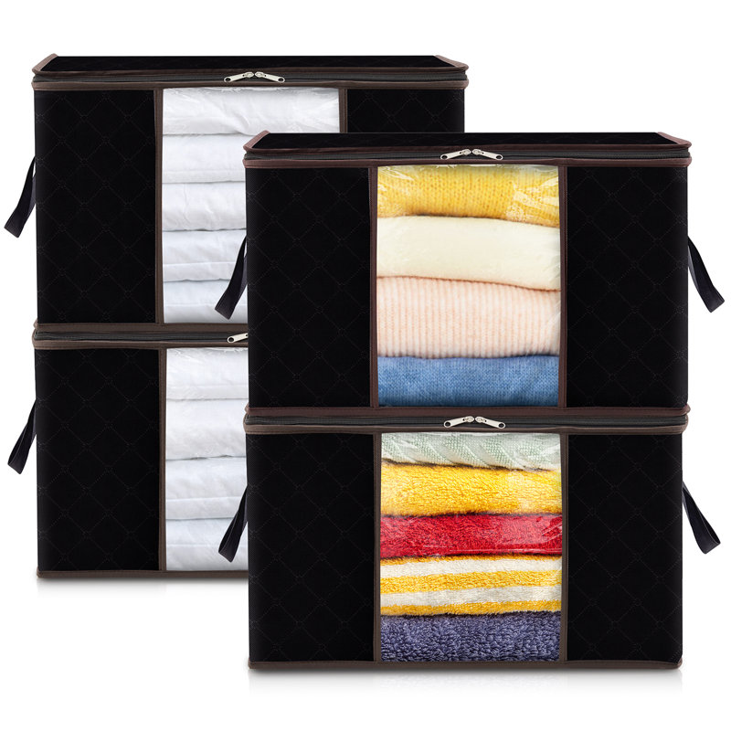 Fabric Garment Bag, Black
