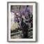 Imprimé floral rétro CCLxx - impression encadrée-100452839