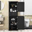 Armoire de rangement luxueuse en bois avec tablettes réglables-2109175860-2080848715