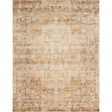 Tuscany Hand Knotted Wool Area Rug in Beige/Tan