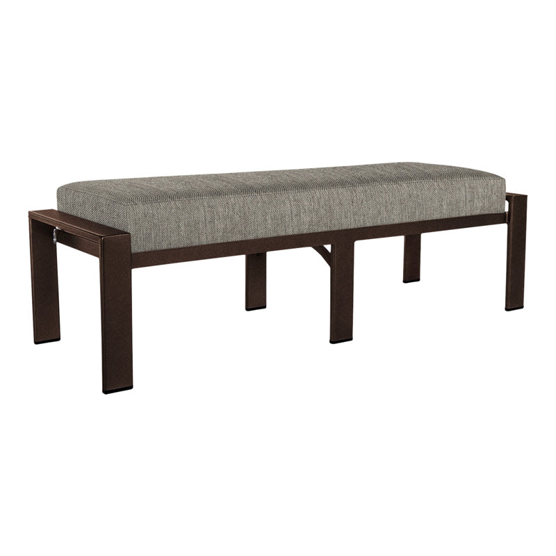 Studio Patio Bench, Copper Creek, Sash Denim