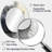 Contrasting Harmony II - Abstract Oval Decorative Mirror On Metal-1448422712